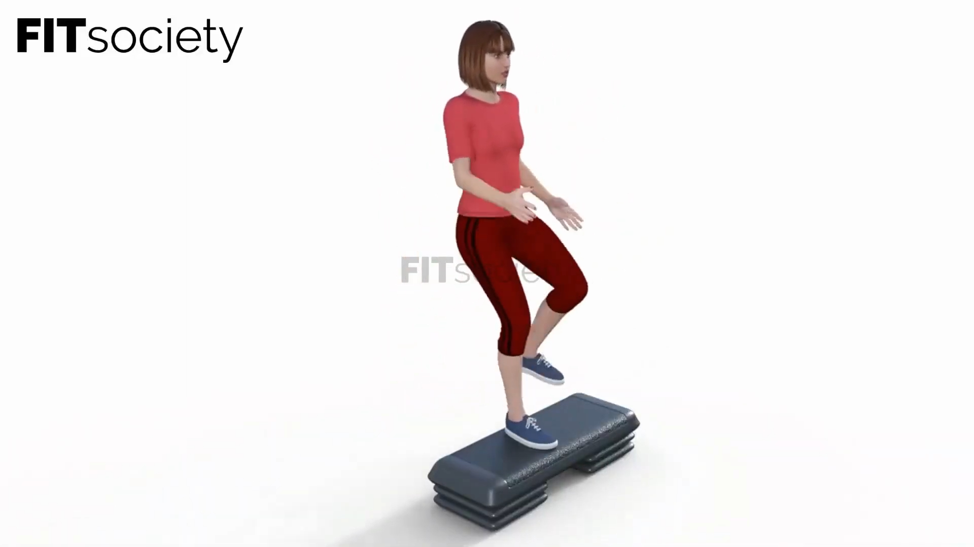 Aerobic Step To High Knee