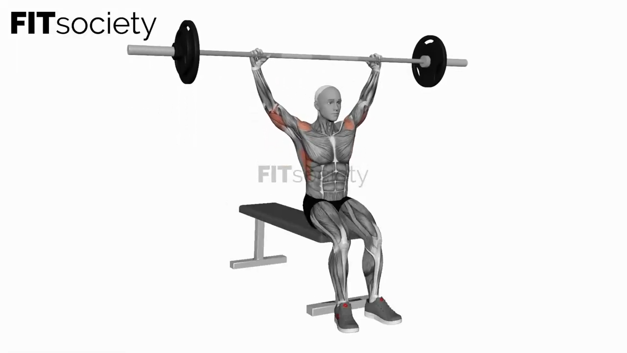 Barbell Behind Neck Military Press