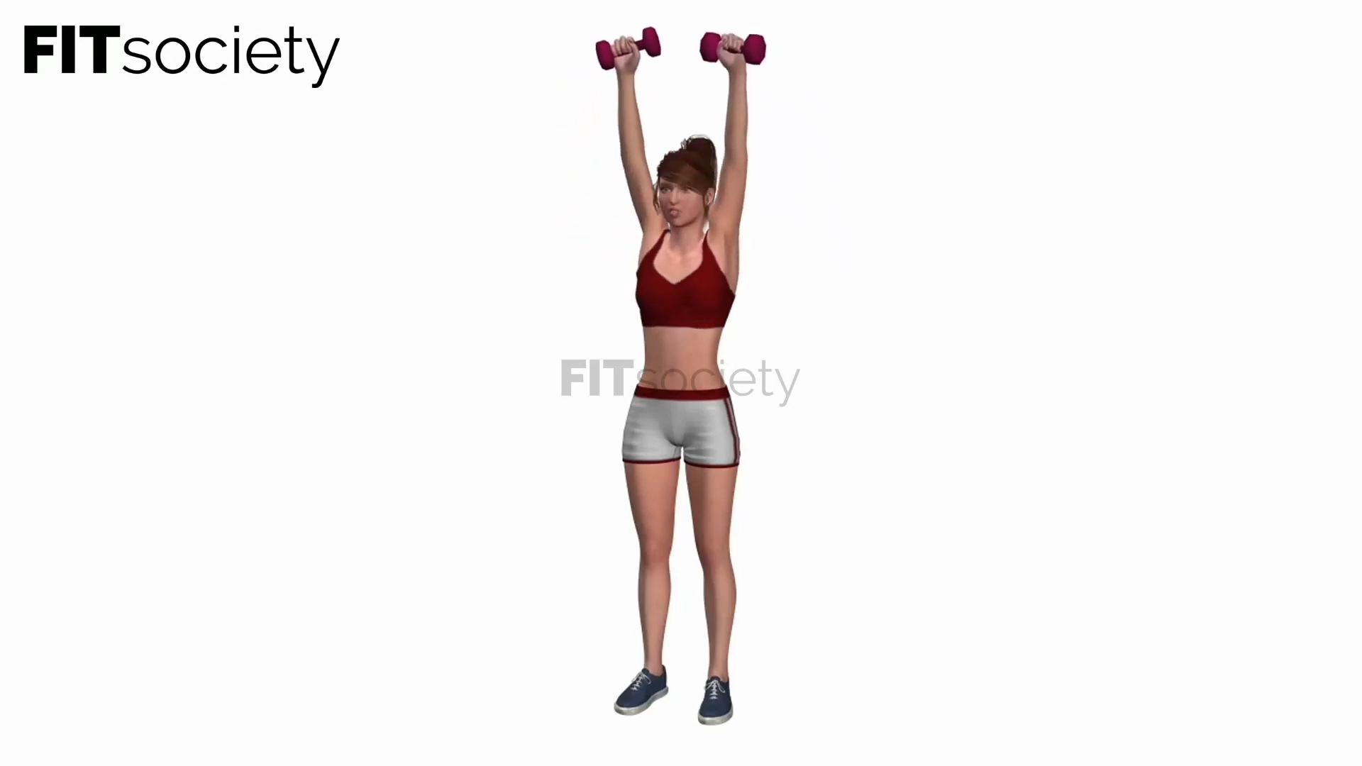 Elbow Squeeze to Shoulder Press