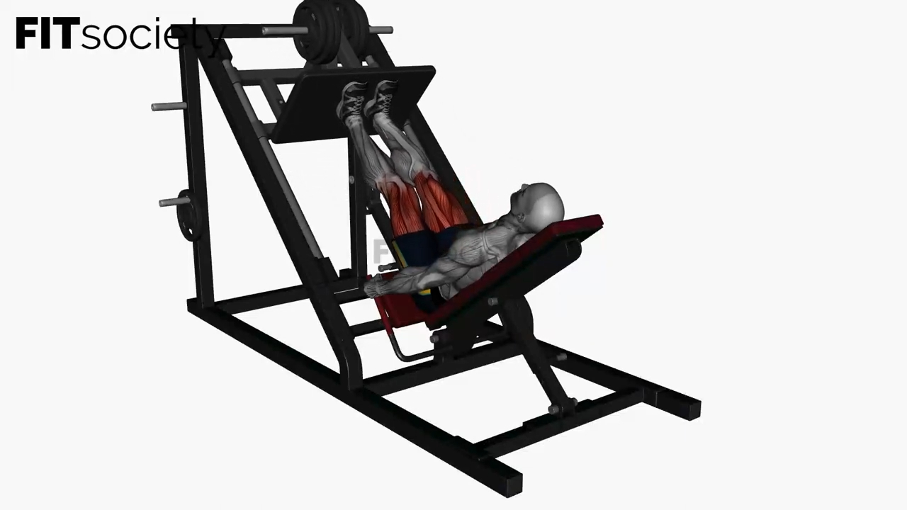 Leg Press Machine Close Stance