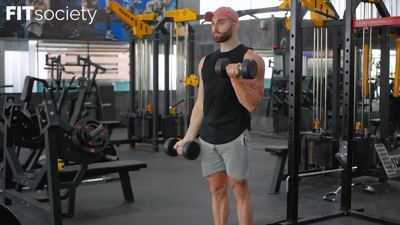 Dumbbell Alternating Curls