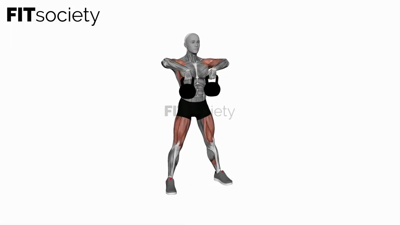 Kettlebell Sumo Deadlift With High Pull