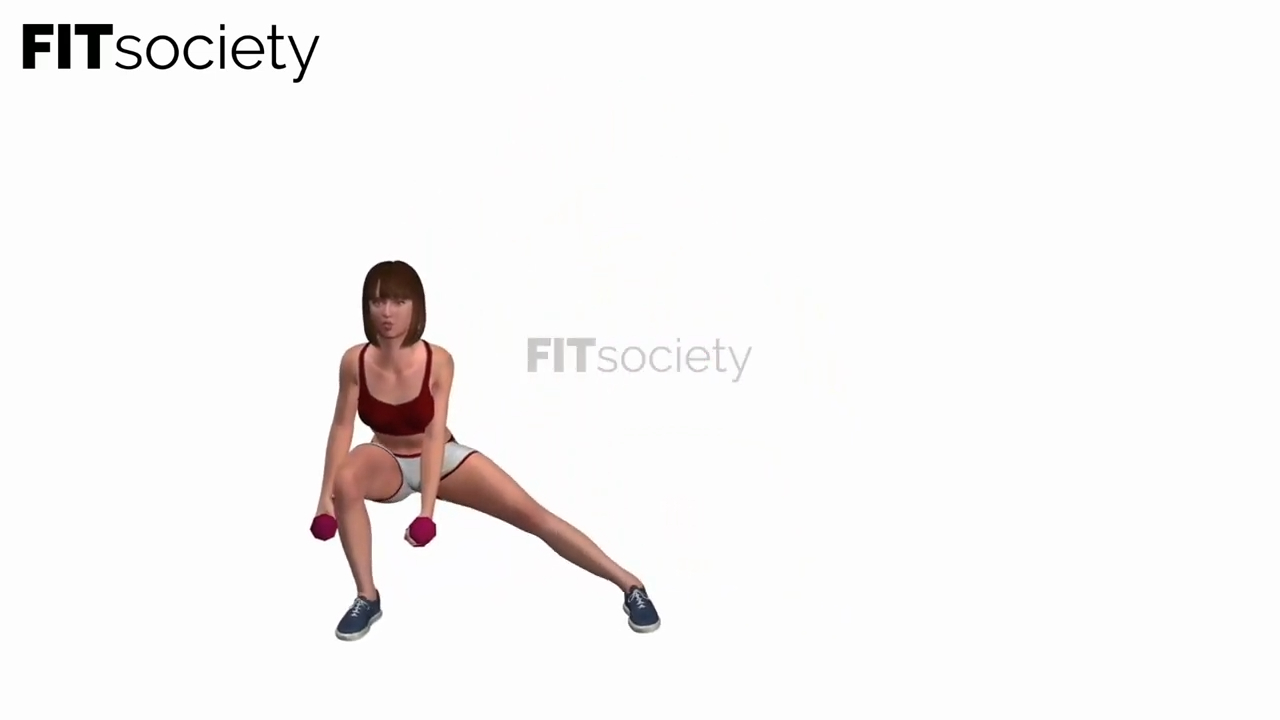 Side Lunges Dumbbells