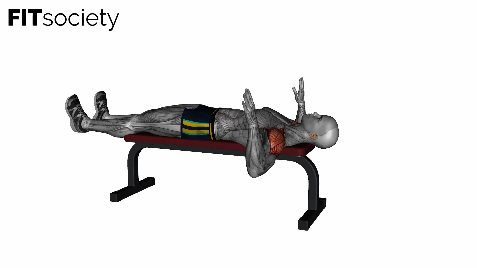 Lying Bench Internal Rotation Stretch