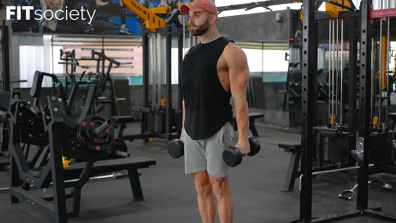 Hammer-Curls mit Kurzhanteln