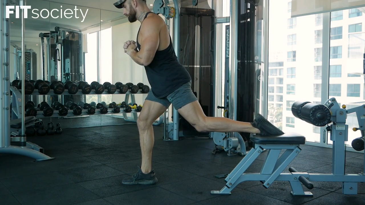 Bulgarian Split Squat Right