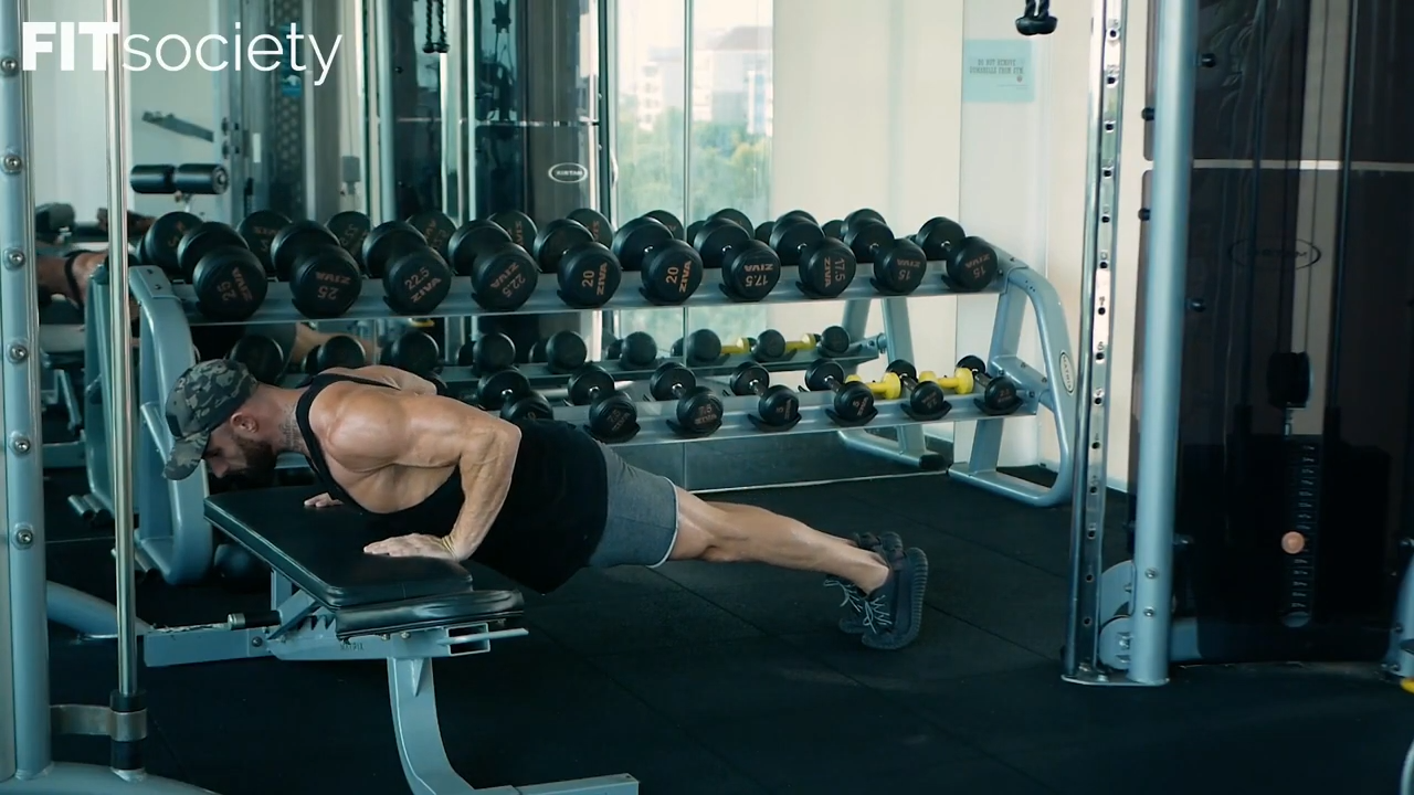 Incline Push-Up with Bench
