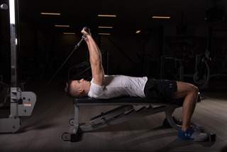 Cable Lying Triceps Extension