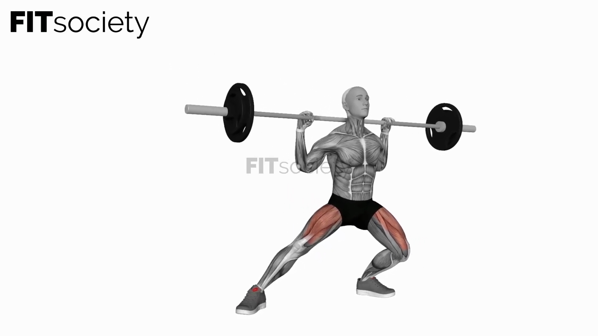 Barbell Side Split Squat