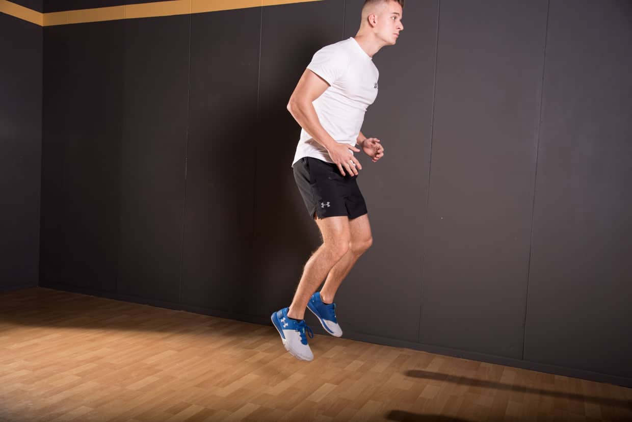 In-Out Squat Jump