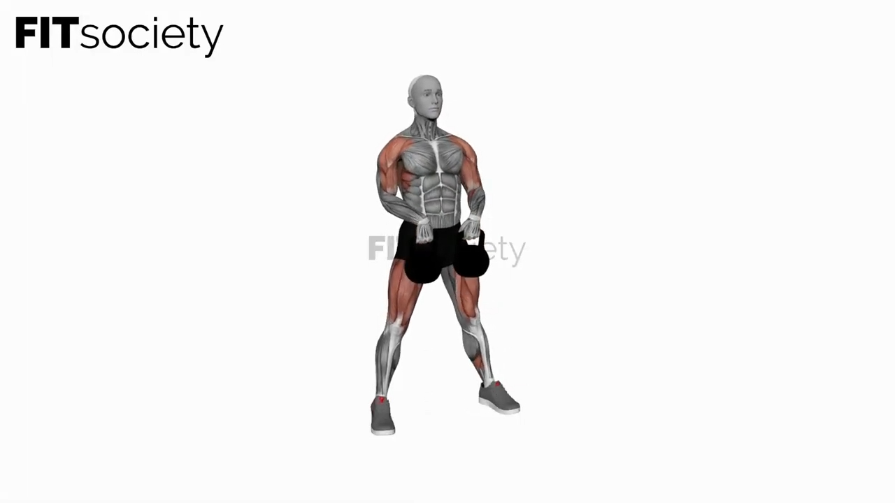 Kettlebell Sumo Deadlift With High Pull