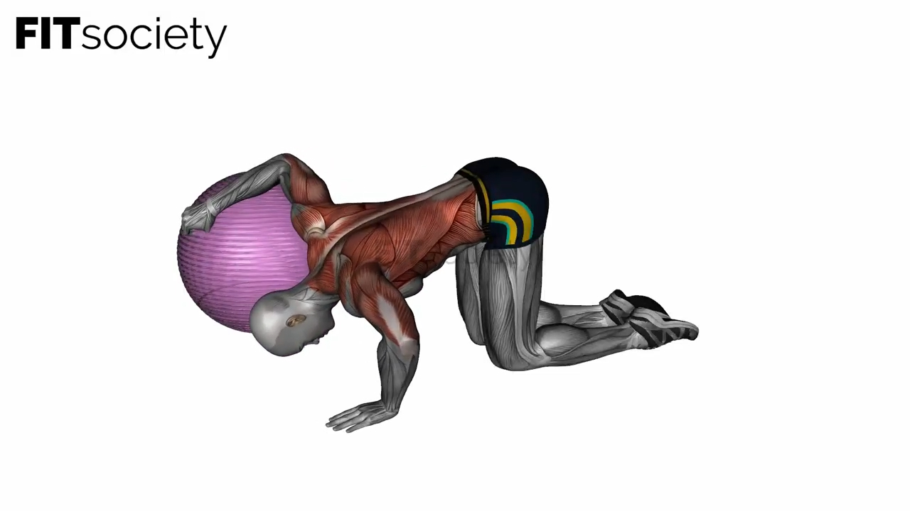 Chest Stretch With Exercise Ball