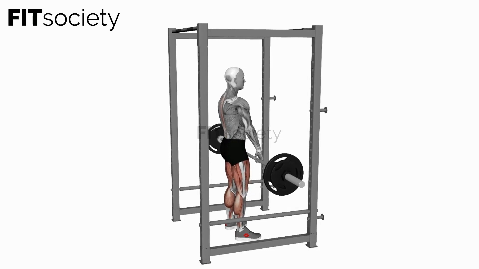 Rack Pull con barra