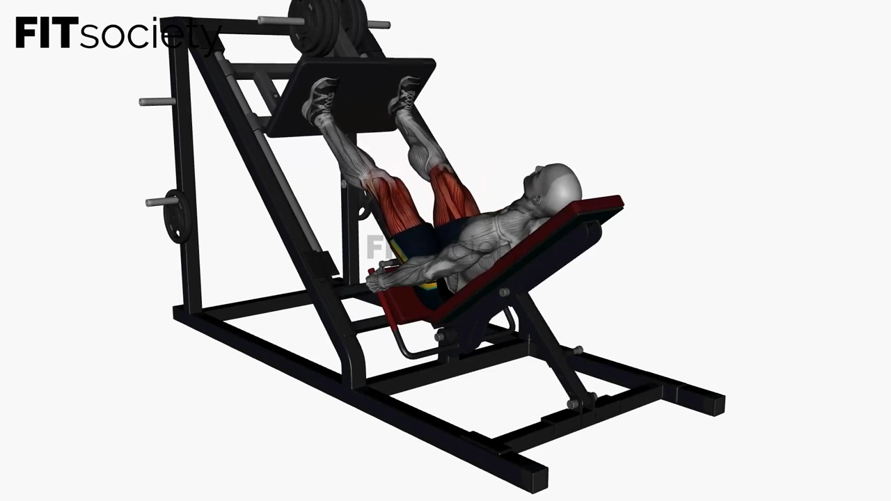 Beinpresse mit normalem Stand