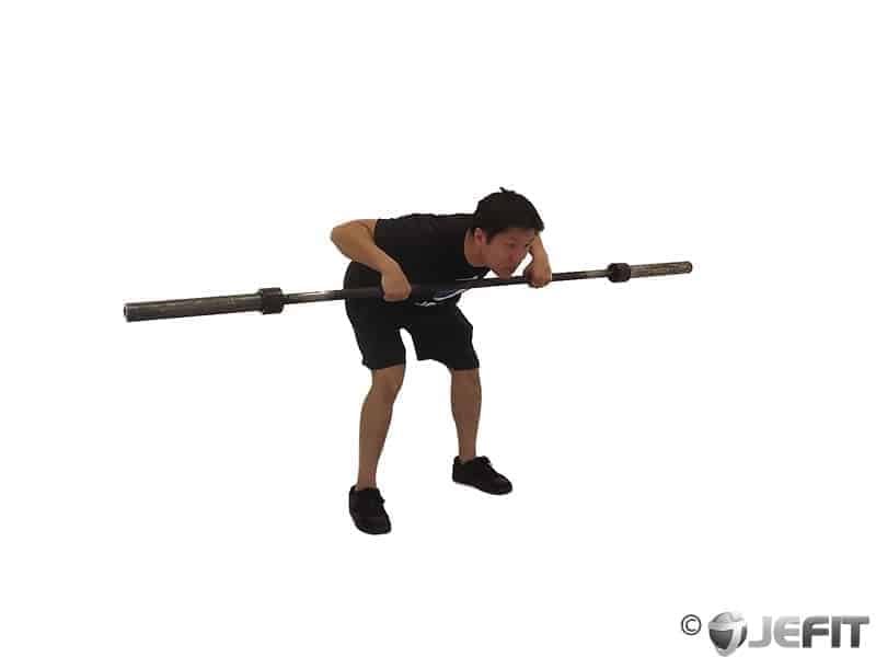 Barbell Rear Delt Row