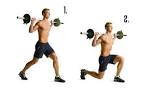 Barbell Rear Lunge
