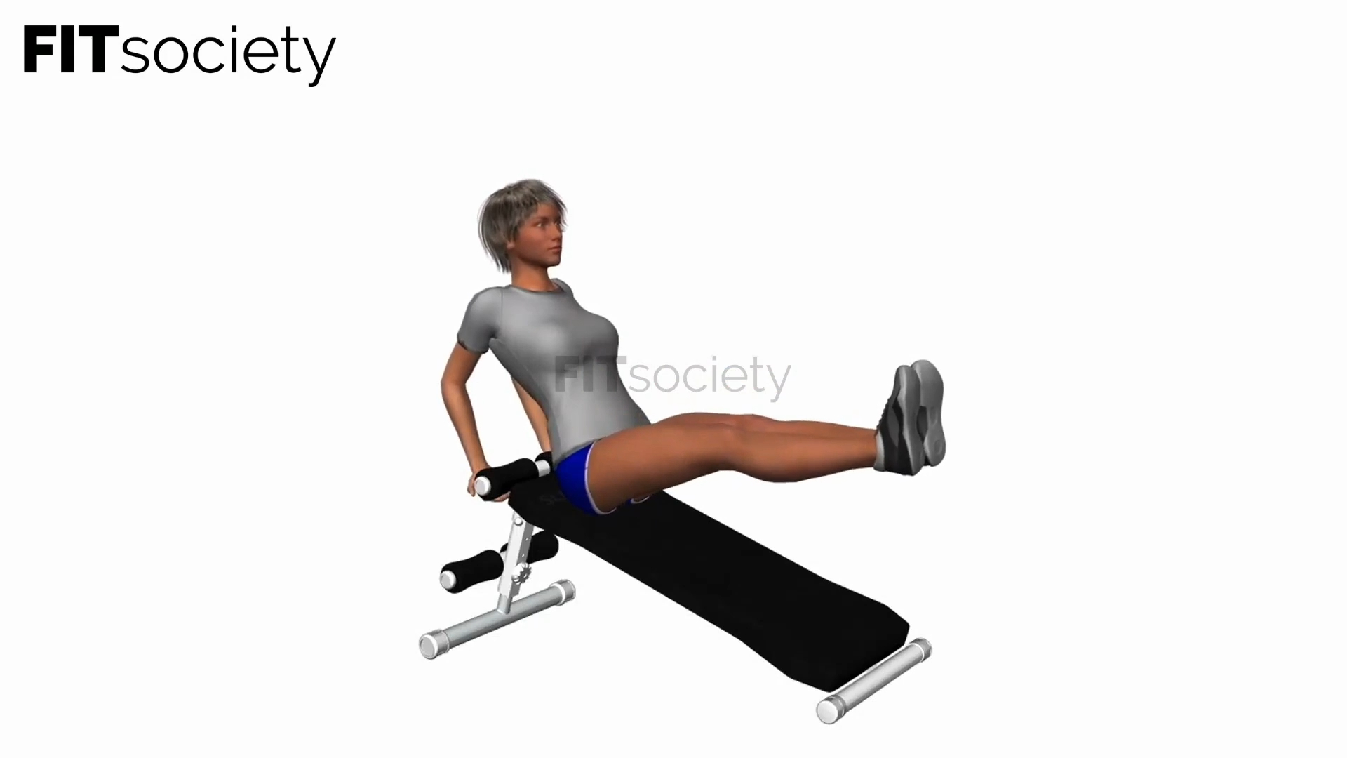 Relevés de jambes sur banc décliné