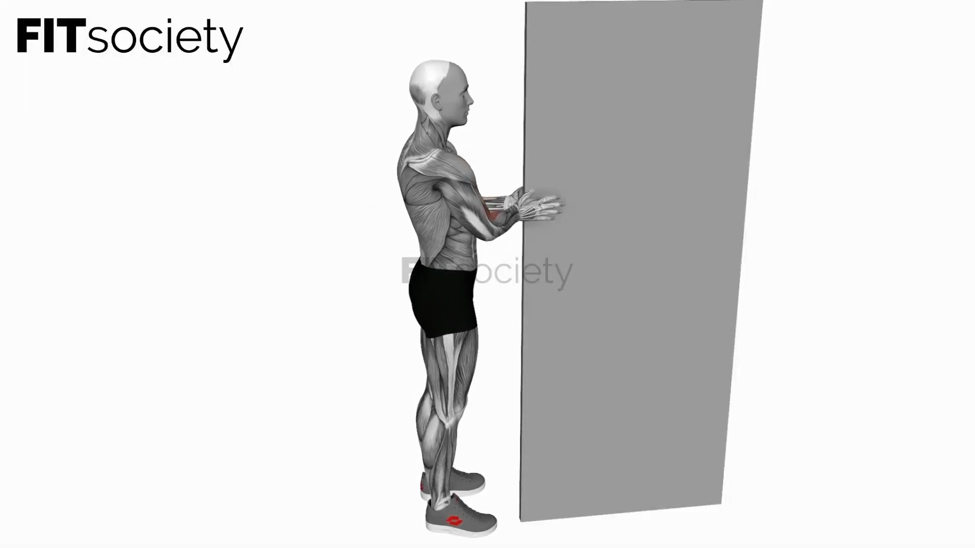 Curl des biceps à l’embrasure d’une porte