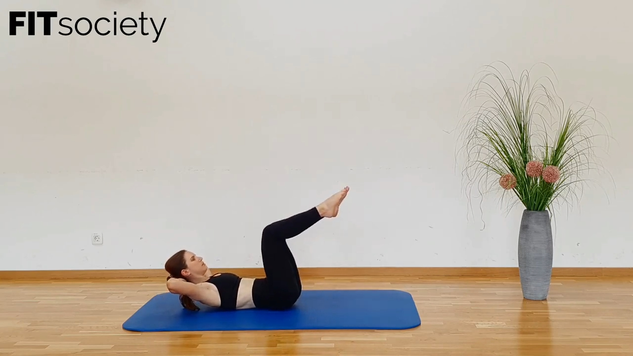 Tabletop Single-Leg Tap, Head Up