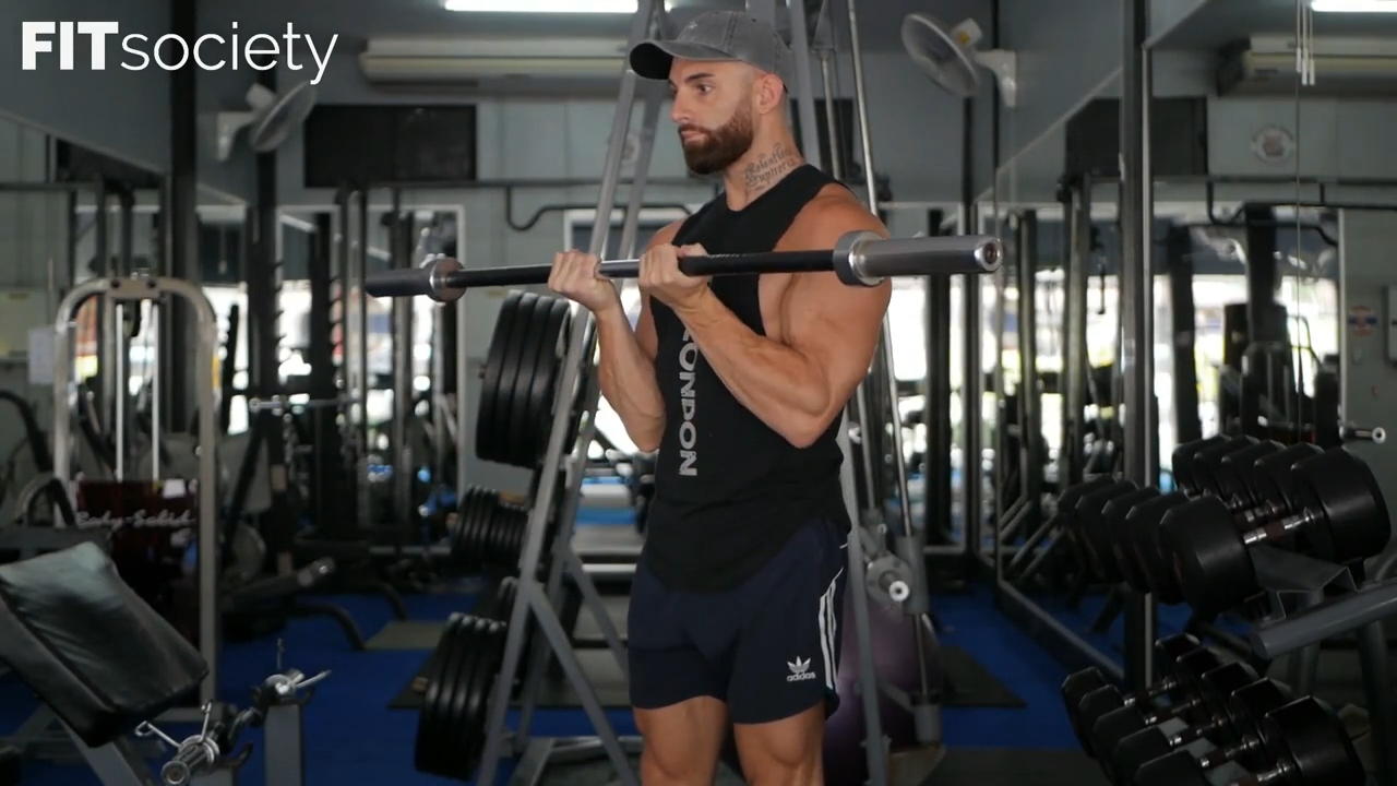 Close-Grip Barbell Curl