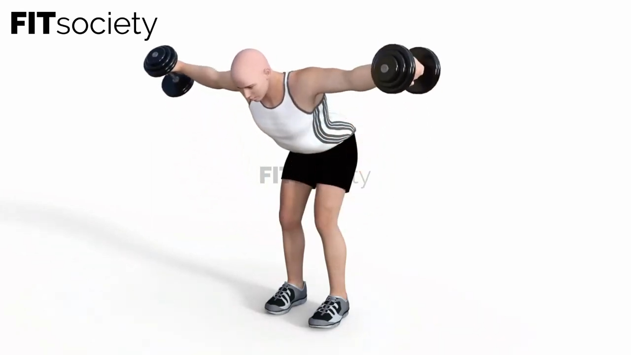 Bent-Over Lateral Raises