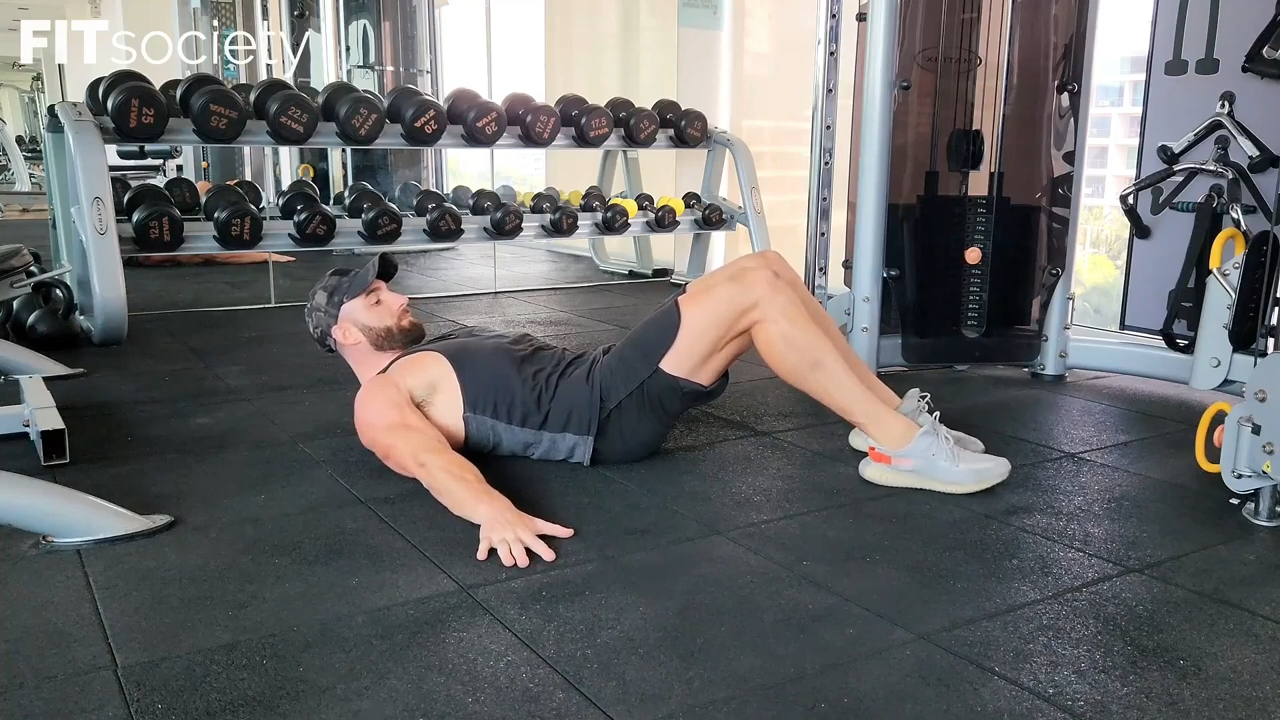 Elevación de cadera con rodillas flexionadas