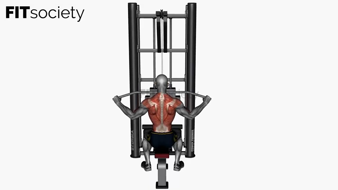 Wide-Grip Lat Pulldown