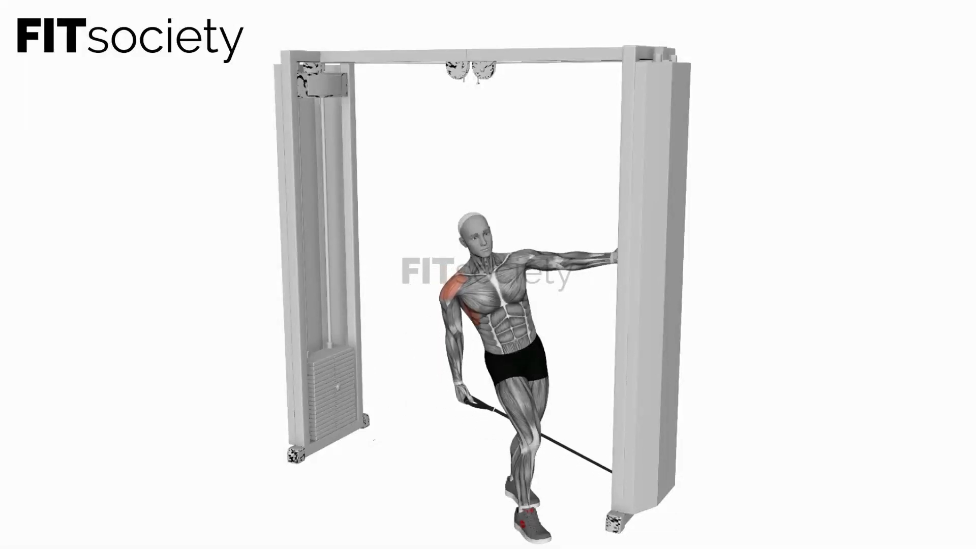 Cable Leaning Lateral Raise