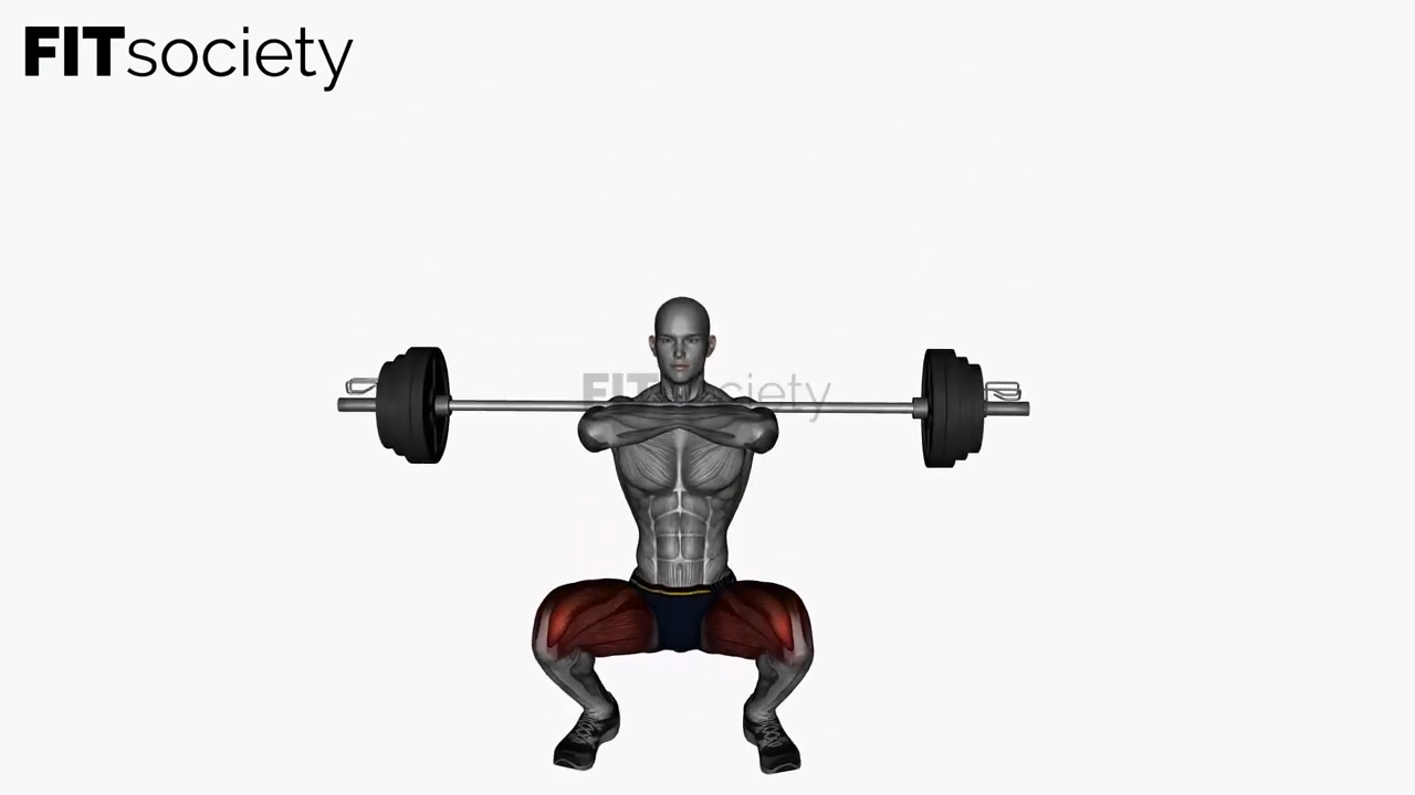 Front Squats Barbell