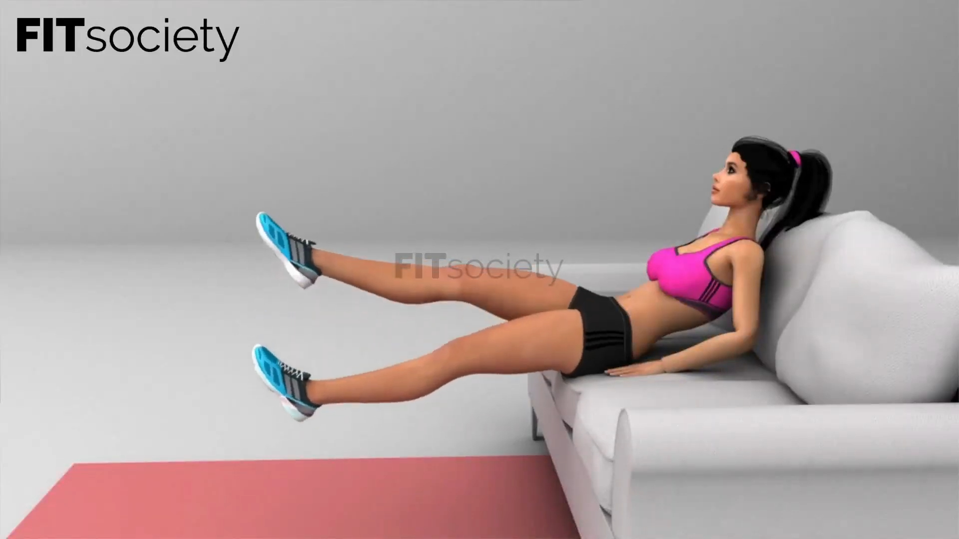 Couch Flutter Kicks