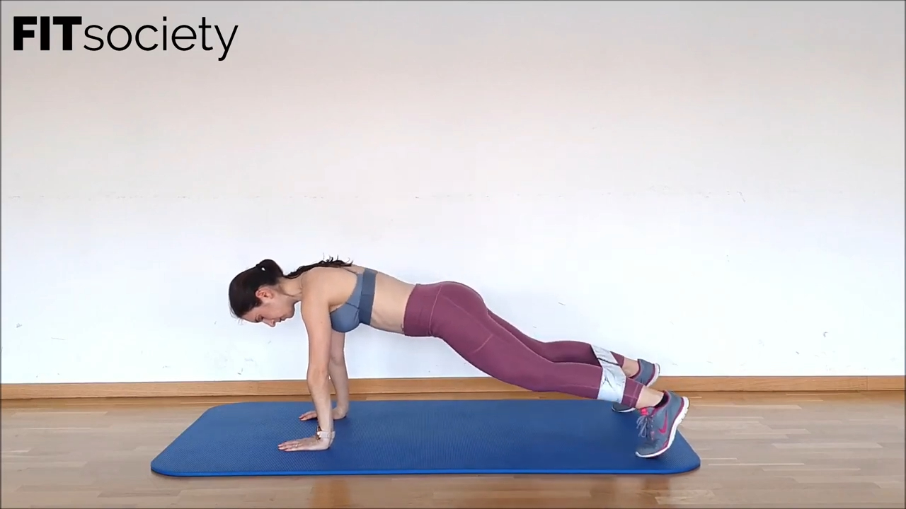 Jumping jacks en plancha