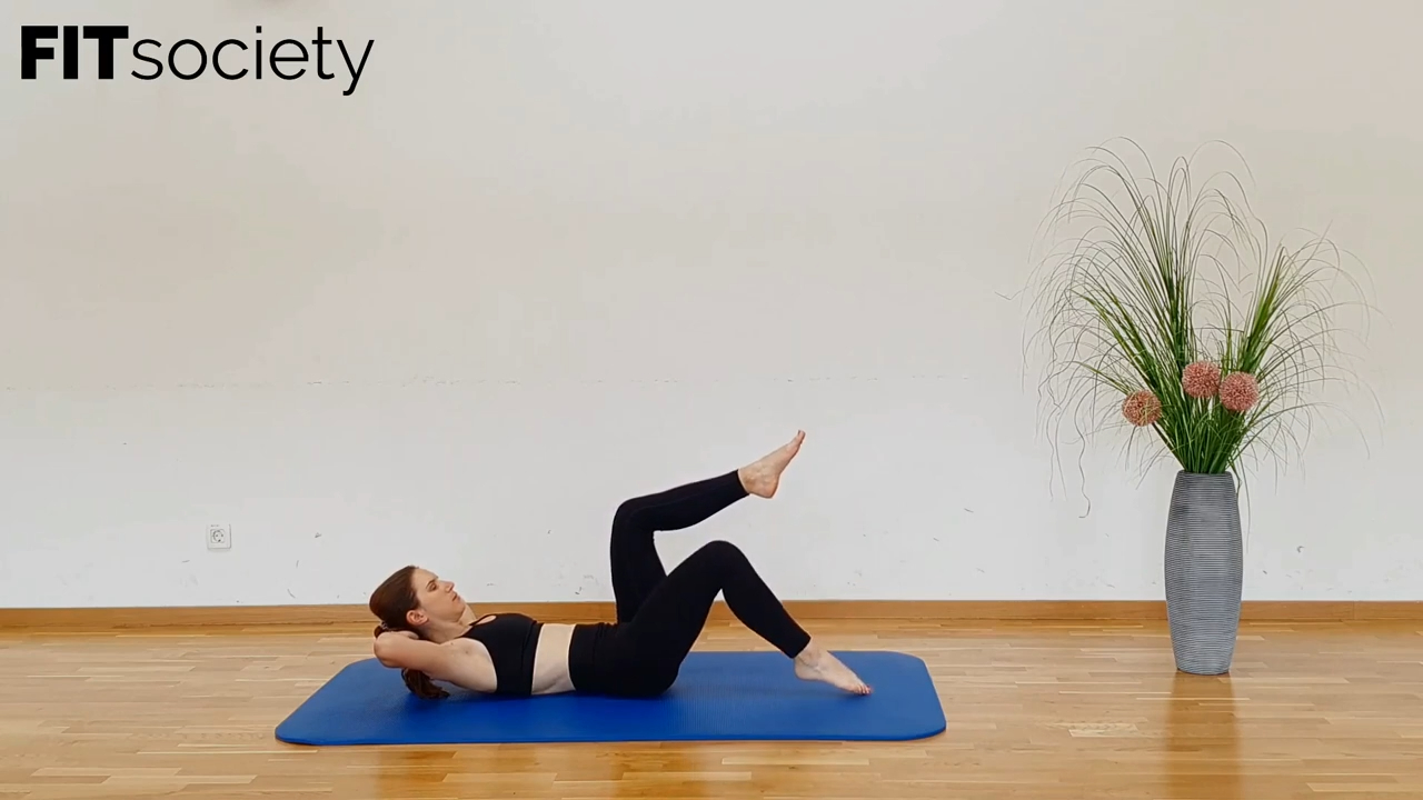 Tabletop Single-Leg Tap, Head Up