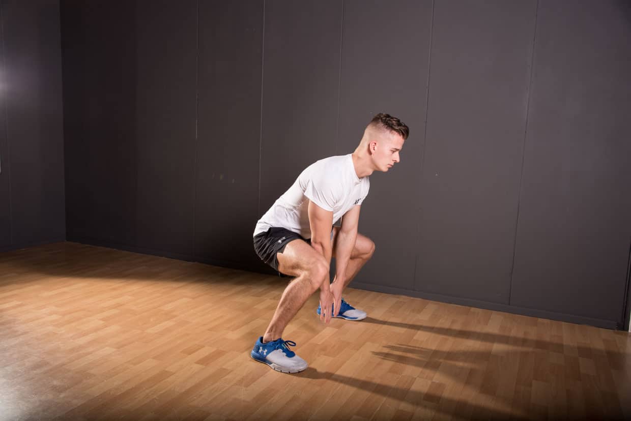 In-Out Squat Jump