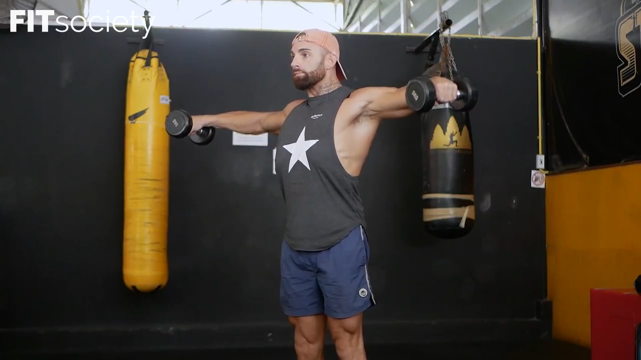 Standing Dumbbell Lateral Raise