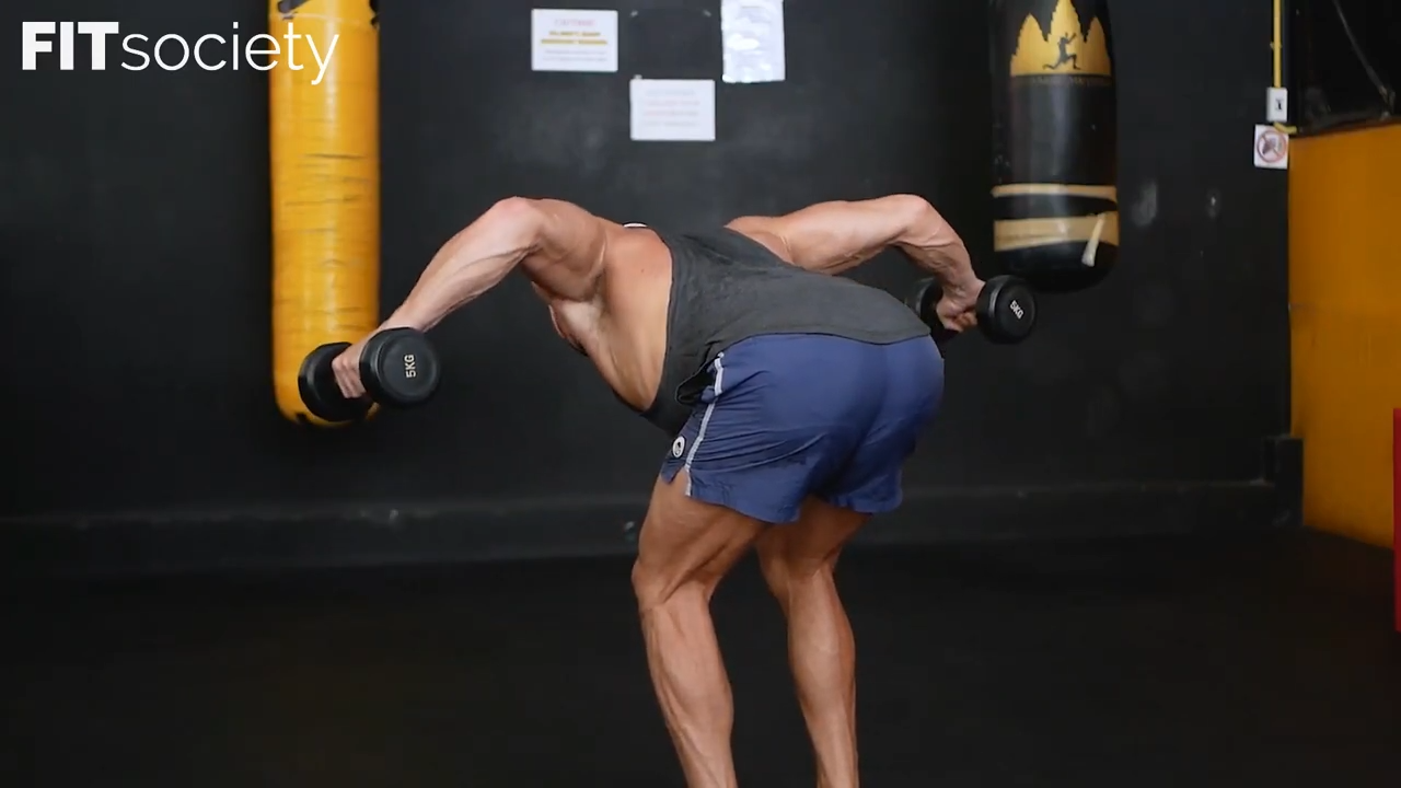 Bent Over Rear Delt Raises