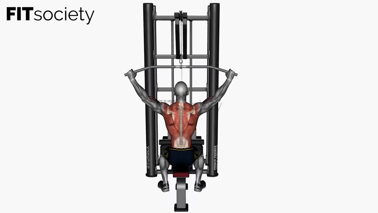 Wide-Grip Lat Pulldown