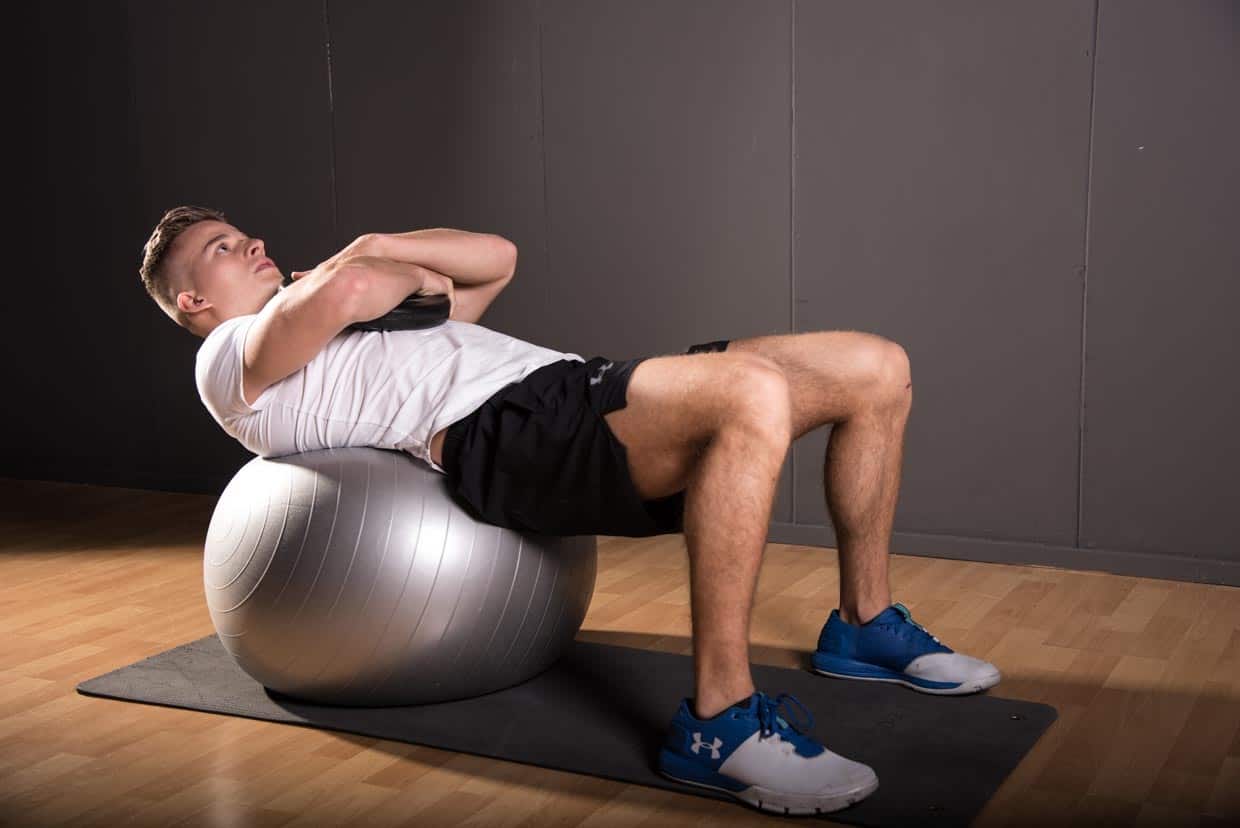 Weighted Crunch on Stability Ball