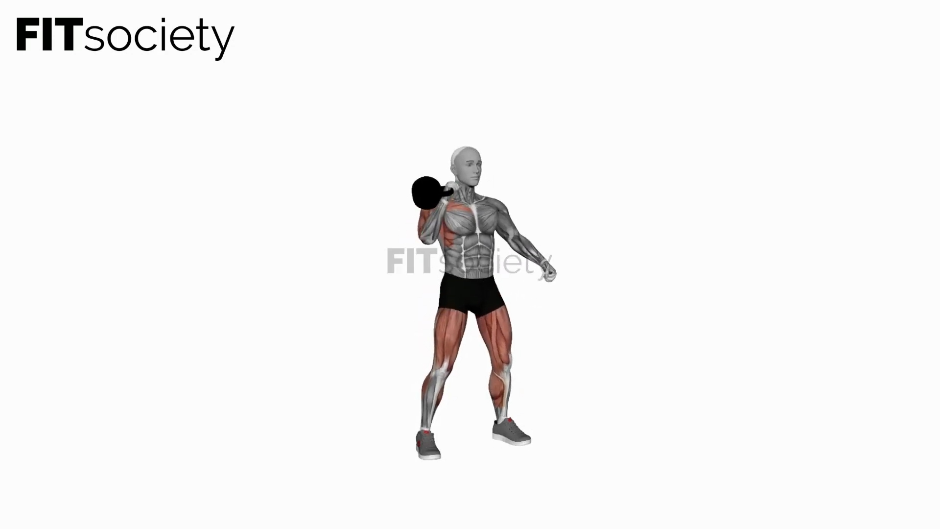 Kettlebell Single-Arm Clean and Press
