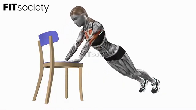 Incline Push Ups On Chair