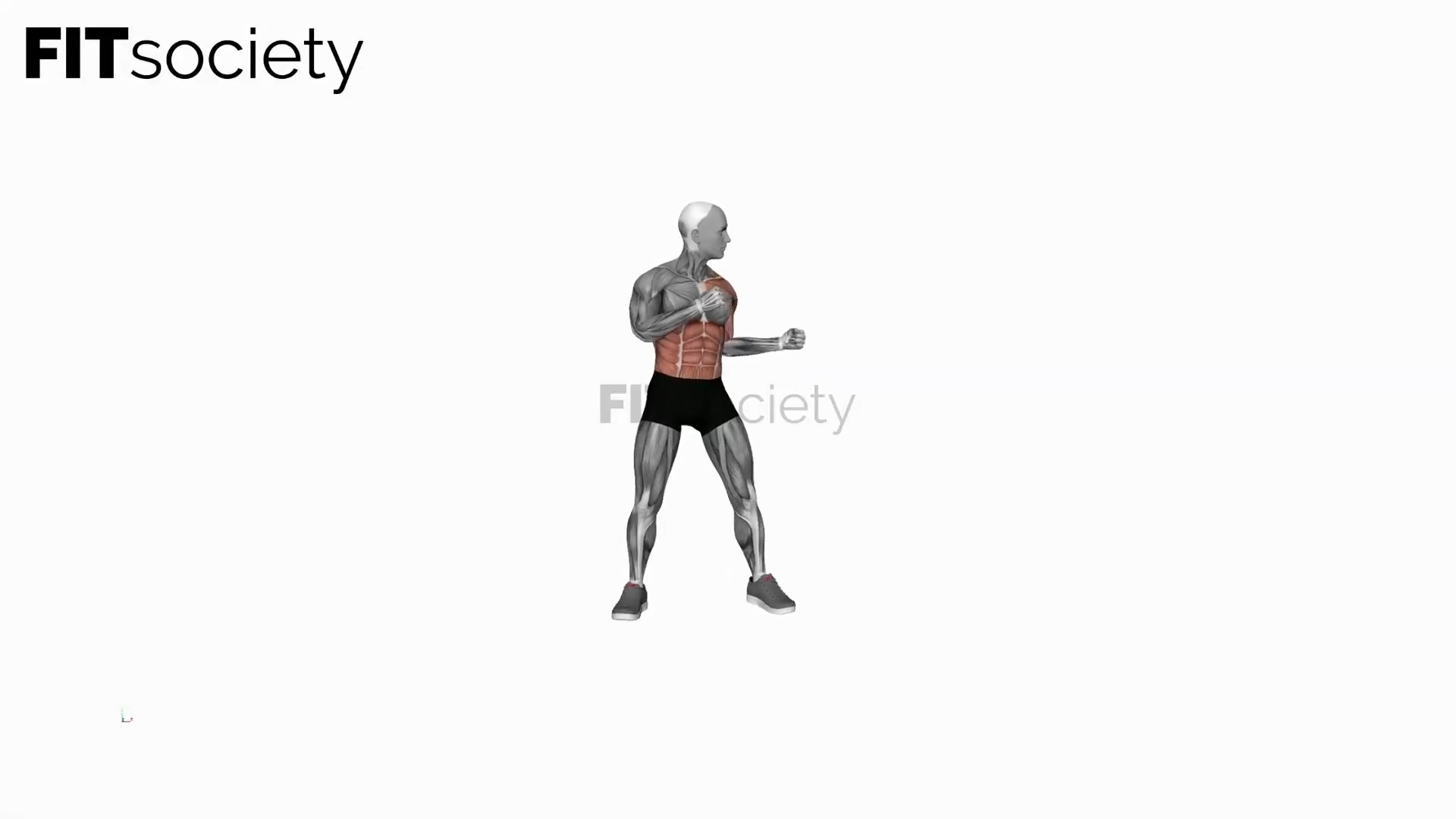 Uppercut gauche de boxe