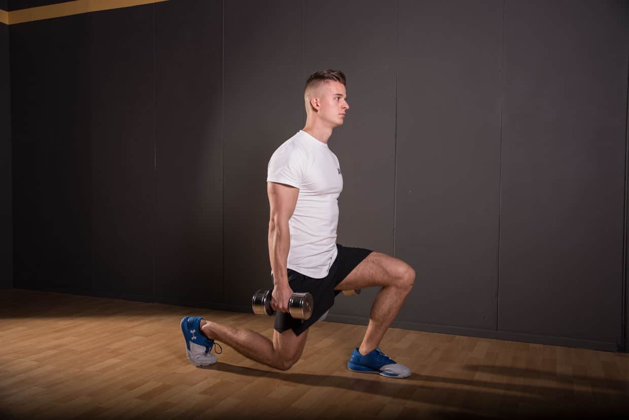 Dumbbell Walking Lunge