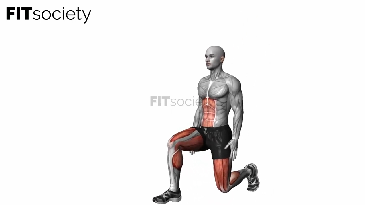 Alternate-Leg Bodyweight Lunges with Pause