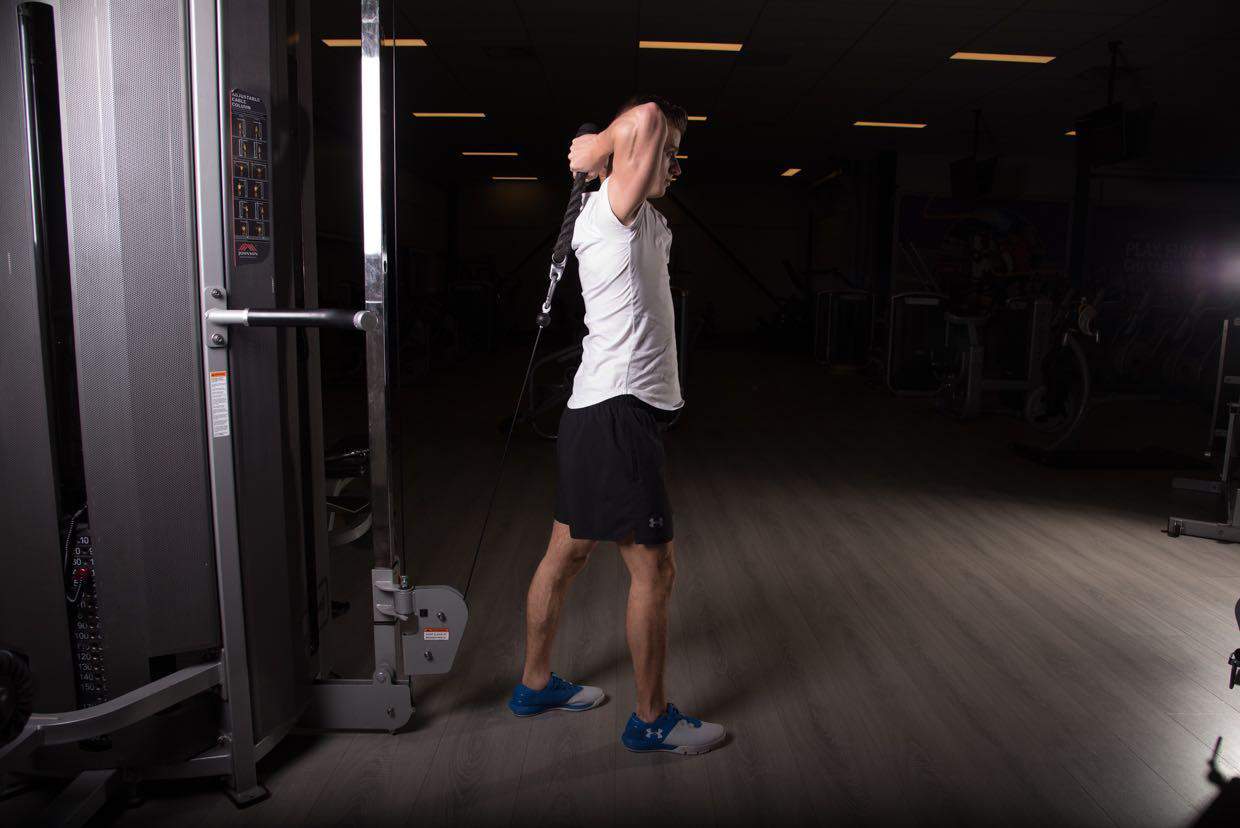 Cable Overhead Triceps Extension