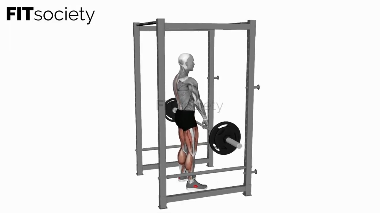 Rack Pull con barra