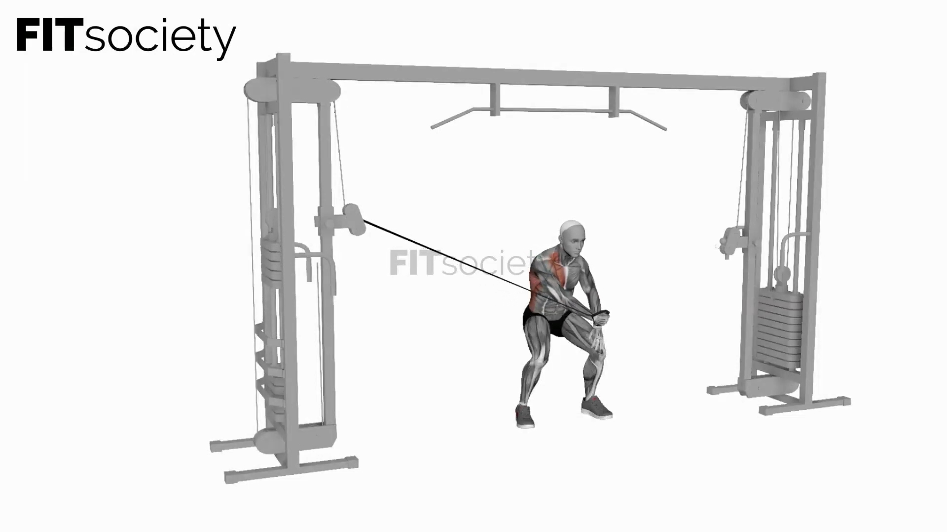 Cable One Arm Lateral Bent Over