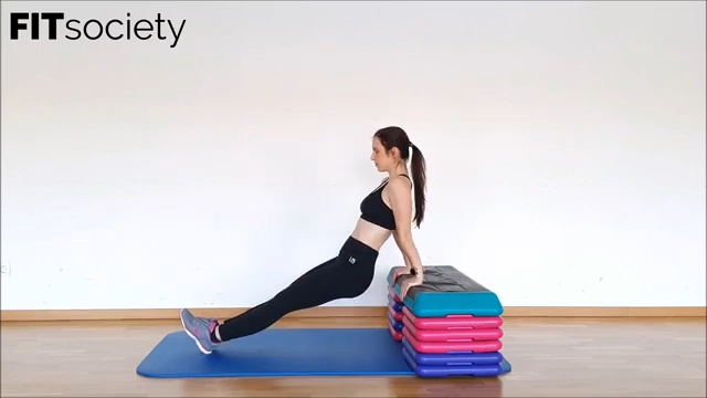 Triceps Push Up On A Bench
