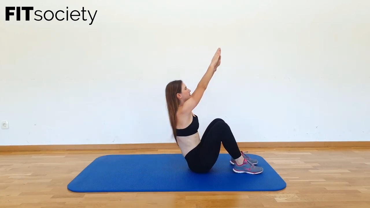 Long Arm Crunches