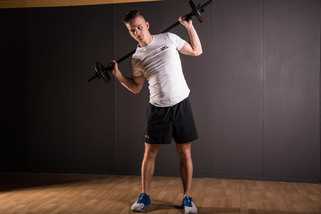 Barbell Side Bend