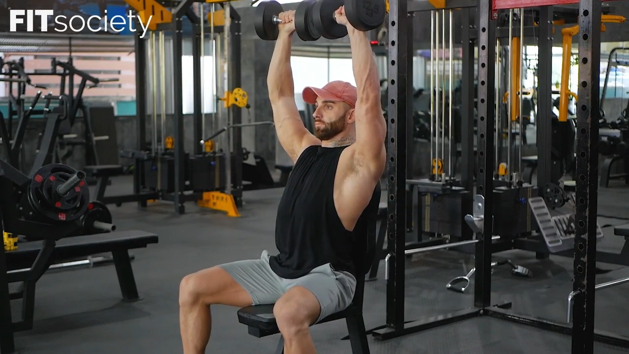 Seated Dumbbell Shoulder Press