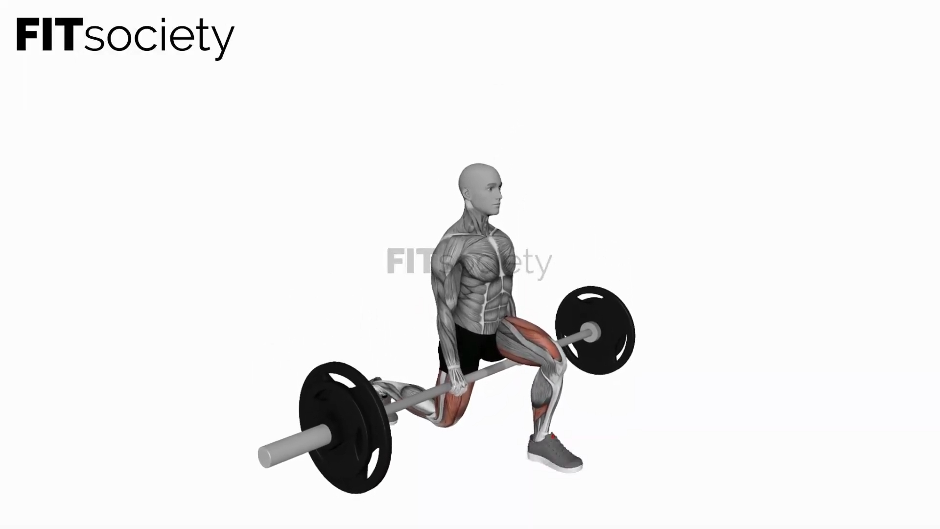 Barbell Jefferson Split Squat